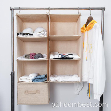 Organizador de armário pendurado prateleiras de armazenamento de armazenamento de 3 camadas sapatos suéter bebê berçário organização do armário